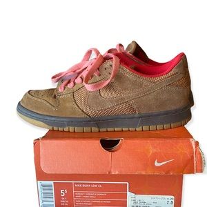 Vintage Nike Dunk Low Retro Size 5.5 - Nike Dunk Low Hazelnut Light Chocolate